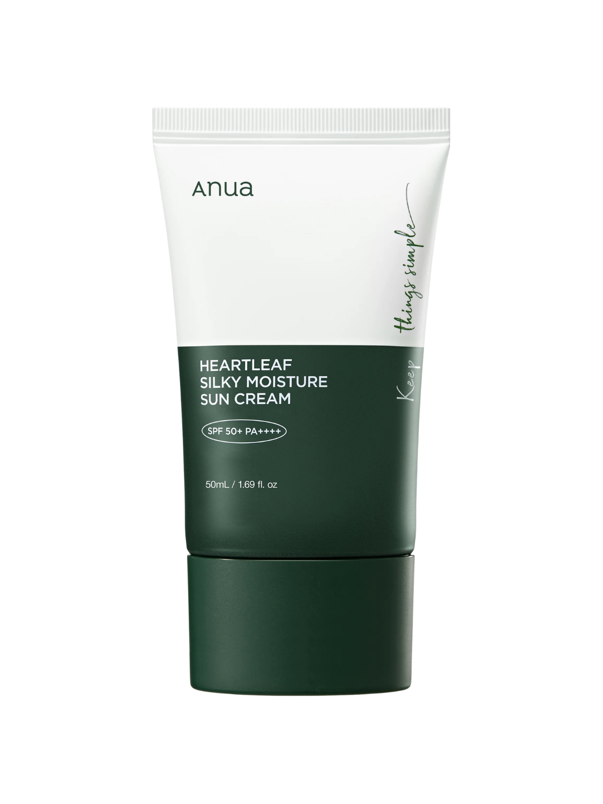 ANUA Heartleaf Silky Moisture Sunscreen SPF50+ PA++++
