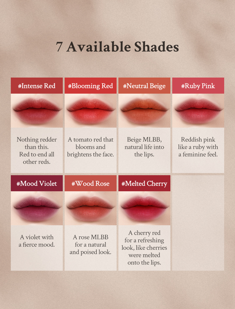VILLAGE 11 FACTORY Velvet Fit Lip Tint