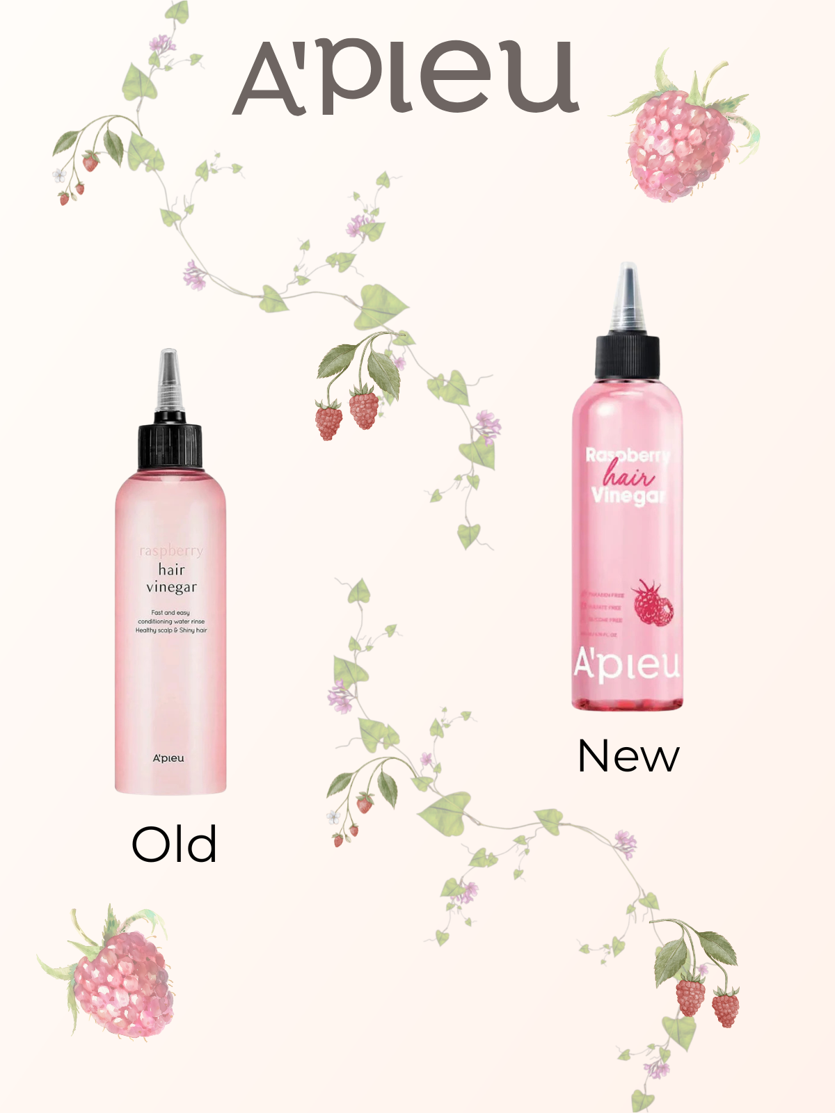 APIEU Raspberry Hair Vinegar