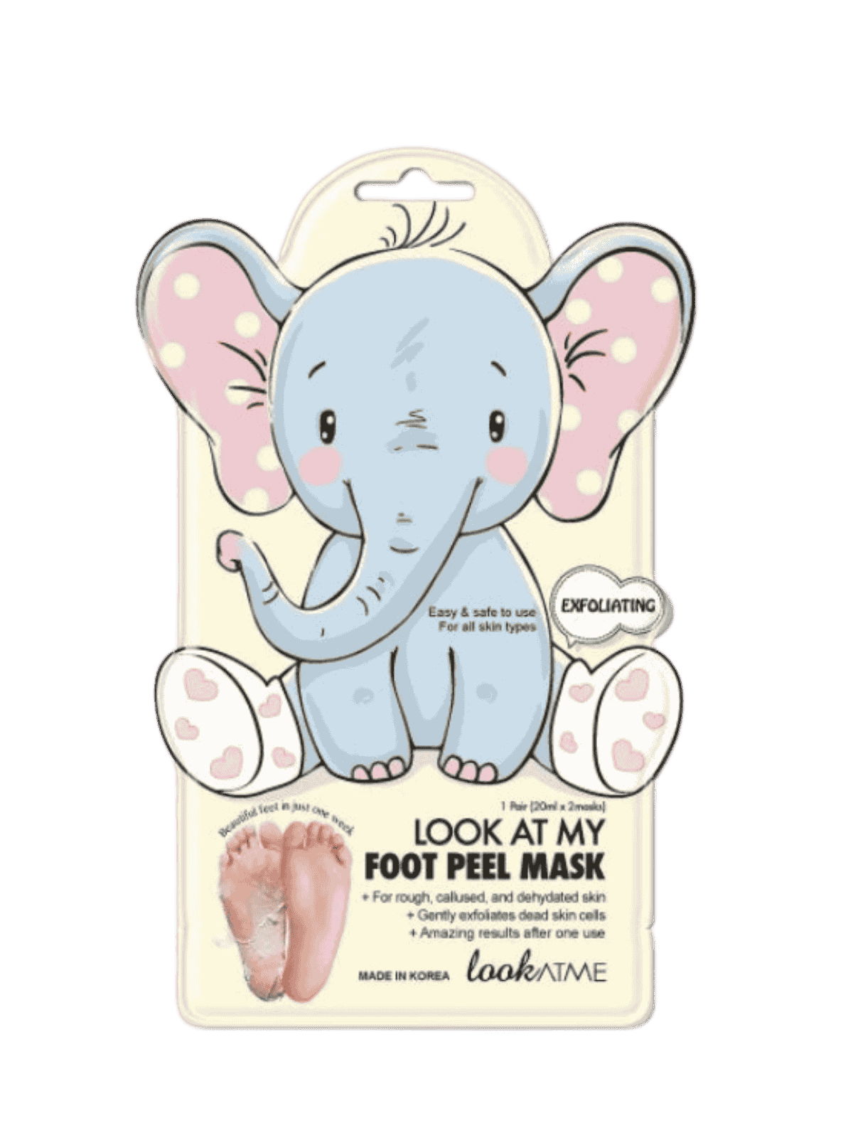 LOOK AT ME Look At My Foot Peel Mask (Elephant)