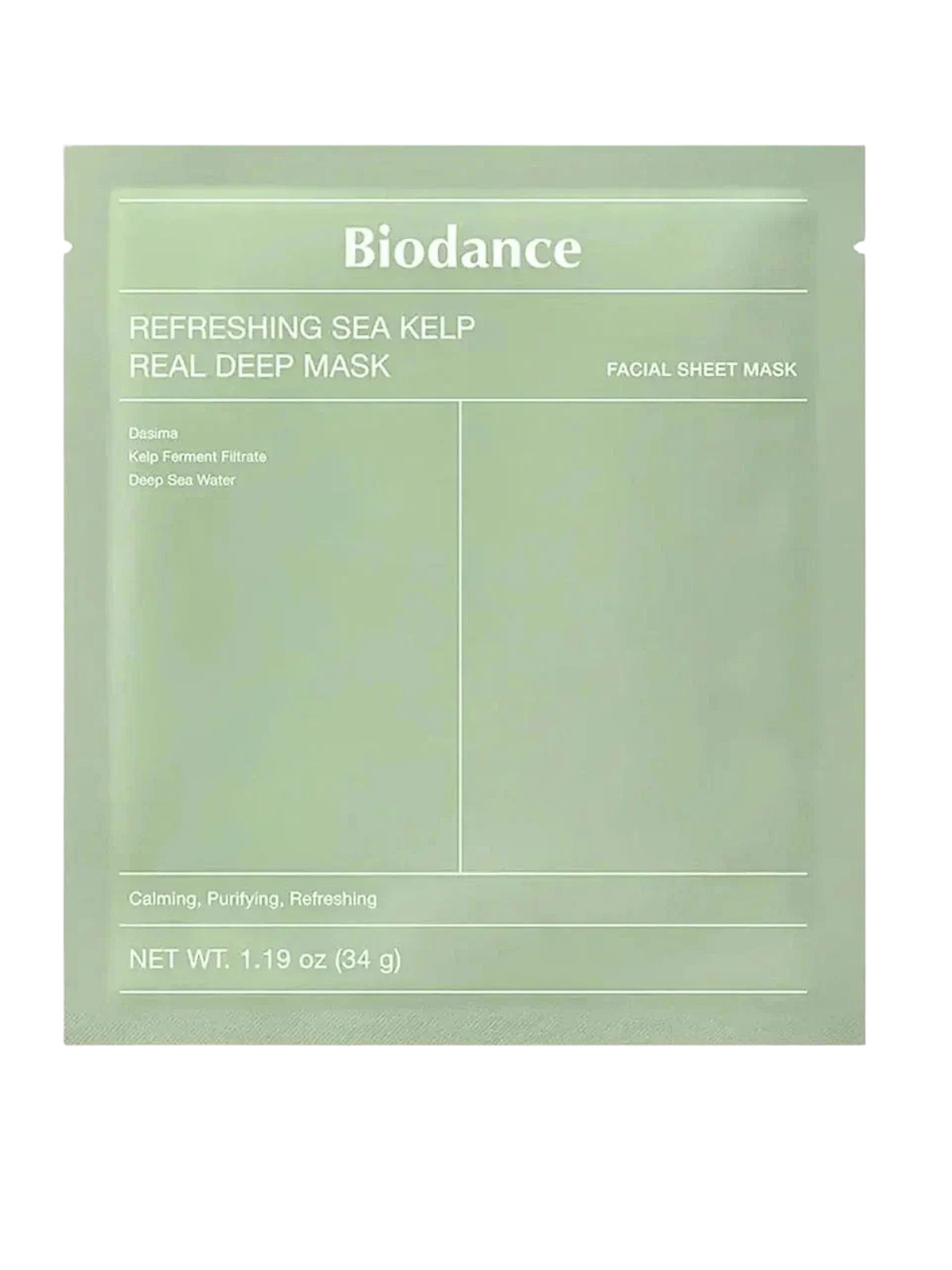 BIODANCE Refreshing Sea Kelp Real Deep Mask (1pcs)