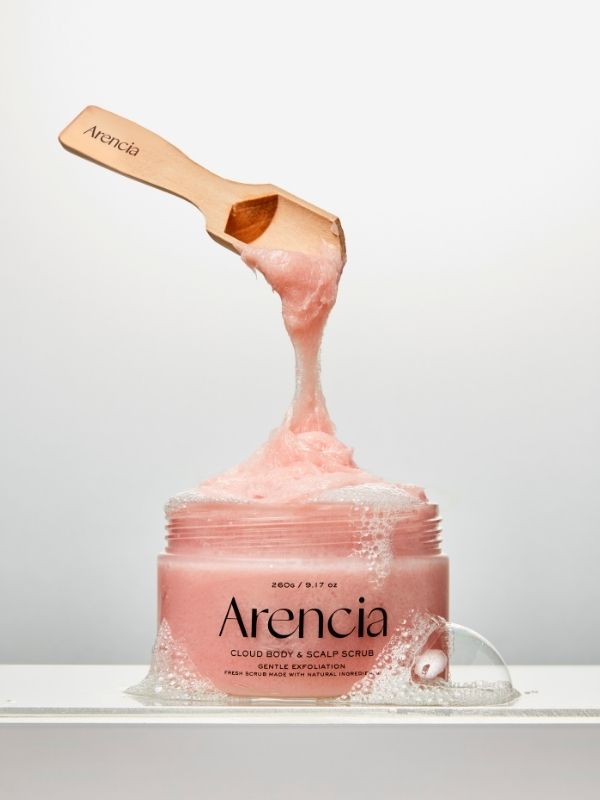 Arencia Fresh Cloud Body & Scalp Scrub Lavender & Pear 260g