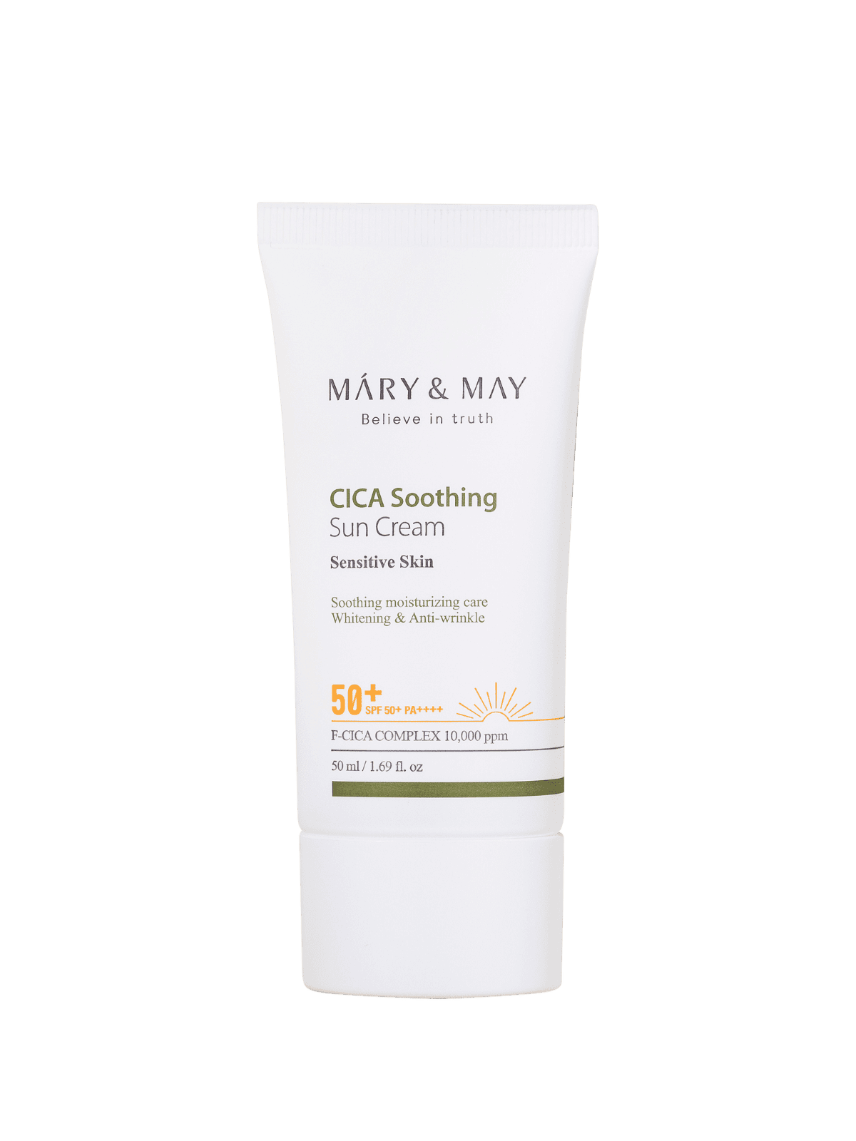 MARY&MAY CICA Soothing Sun Cream SPF50+ PA++++ 50ml