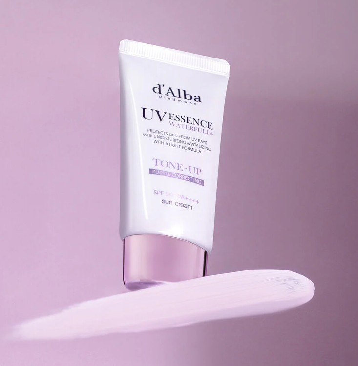 DALBA Waterfull Tone-Up Sun Cream (Purple)