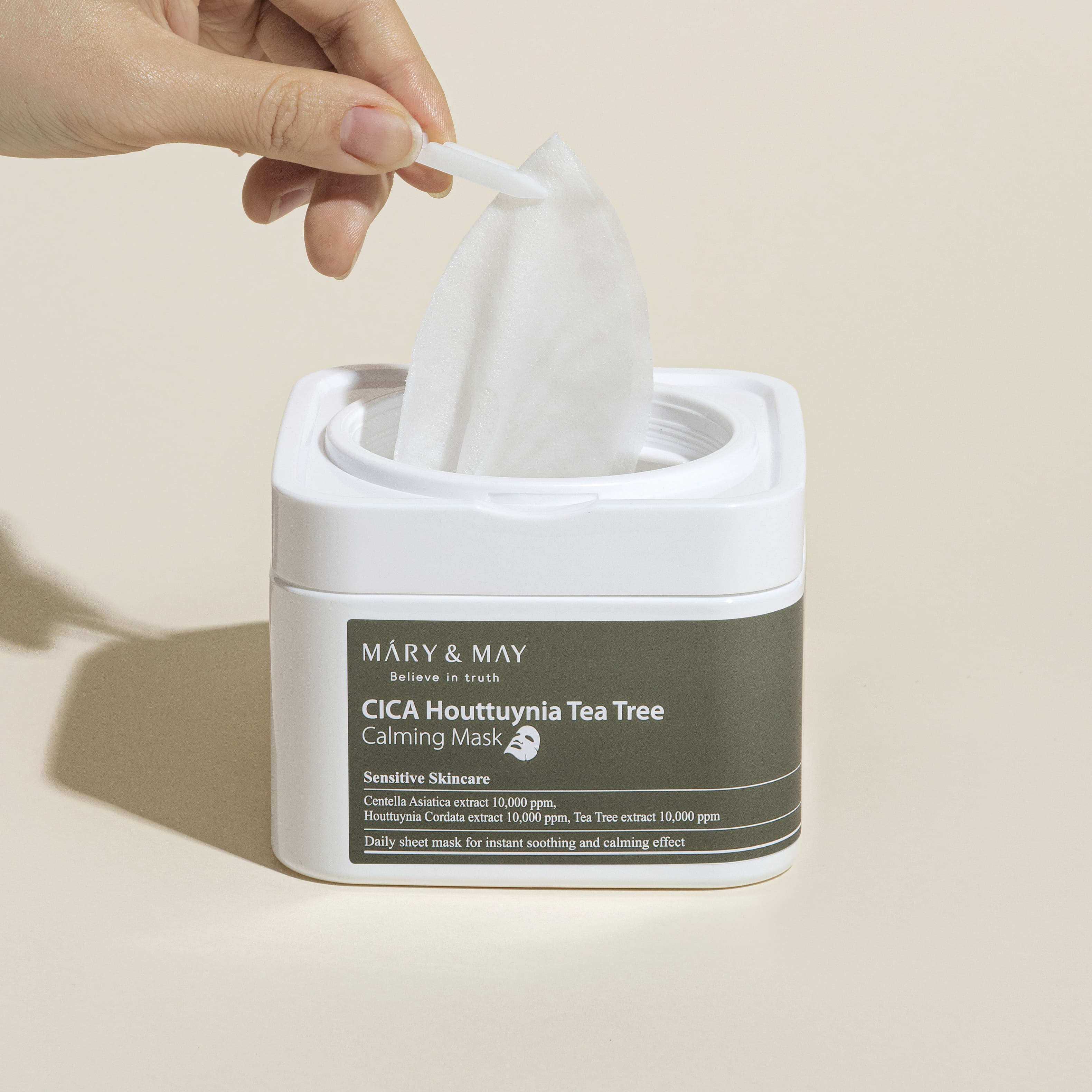 MARY&MAY CICA Houttuynia Tea Tree Calming Mask 30pc