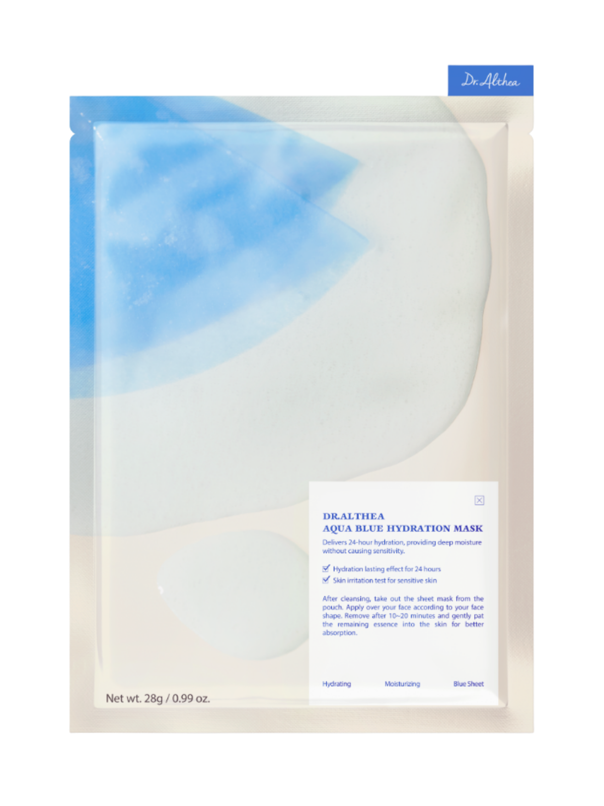 Dr. Althea Aqua Blue Hydration Mask (1pcs)