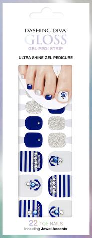 DASHING DIVA FEET GLOSS  Blue Anchor