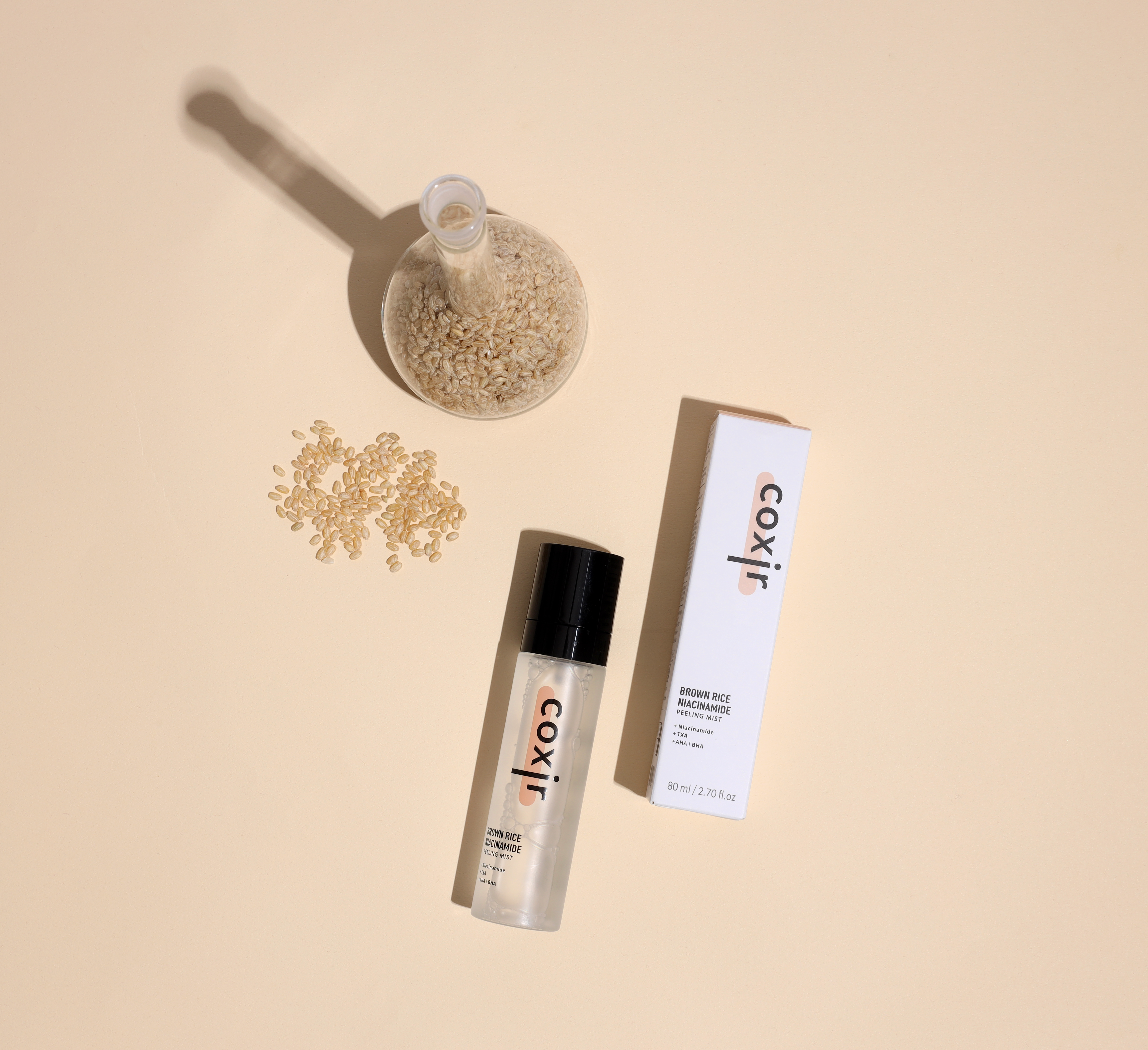 COXIR Brown Rice Niacinamide Peeling Mist