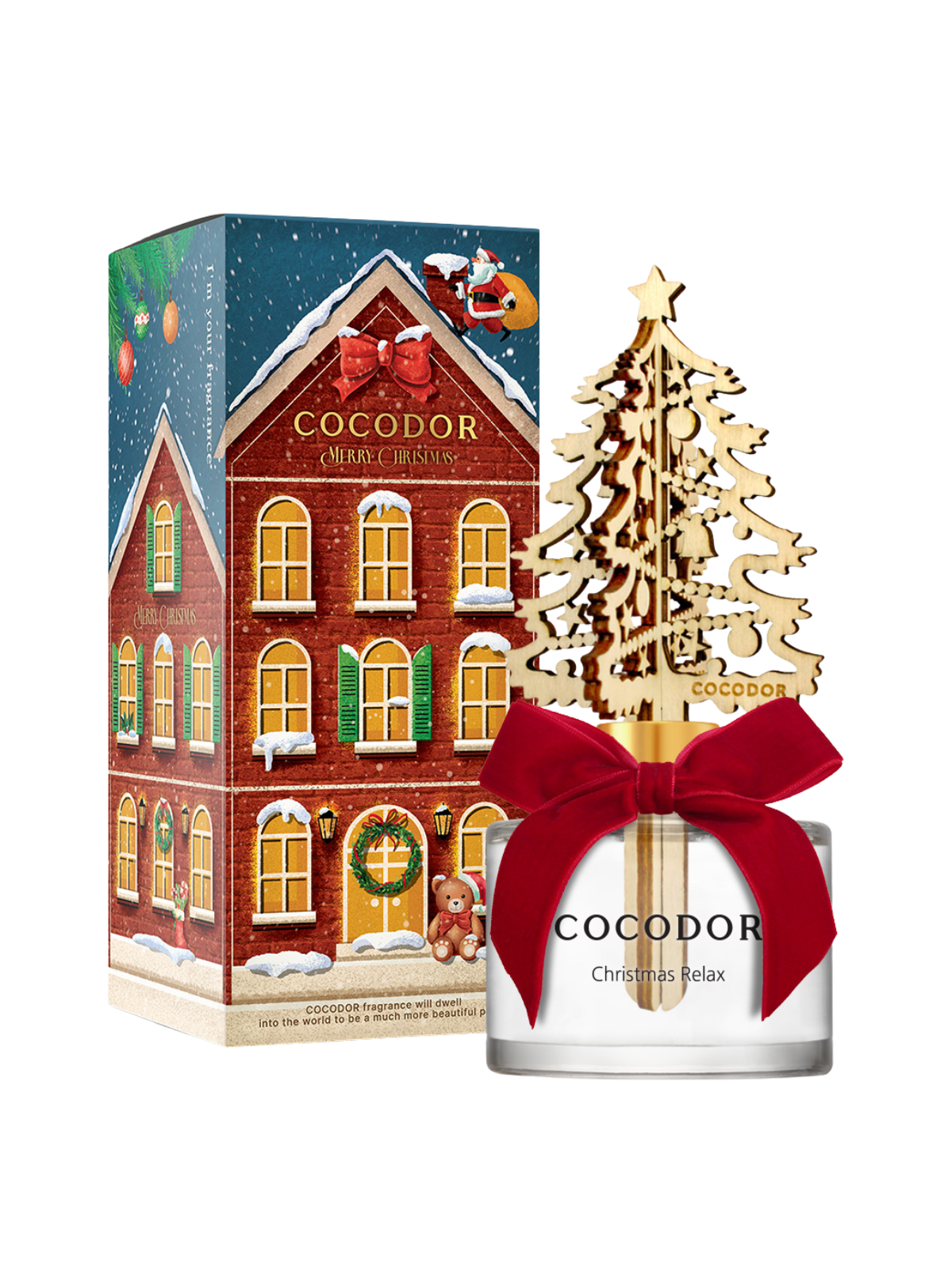 COCODOR Christmas Diffuser Santa's Little House (Blue) 200ml