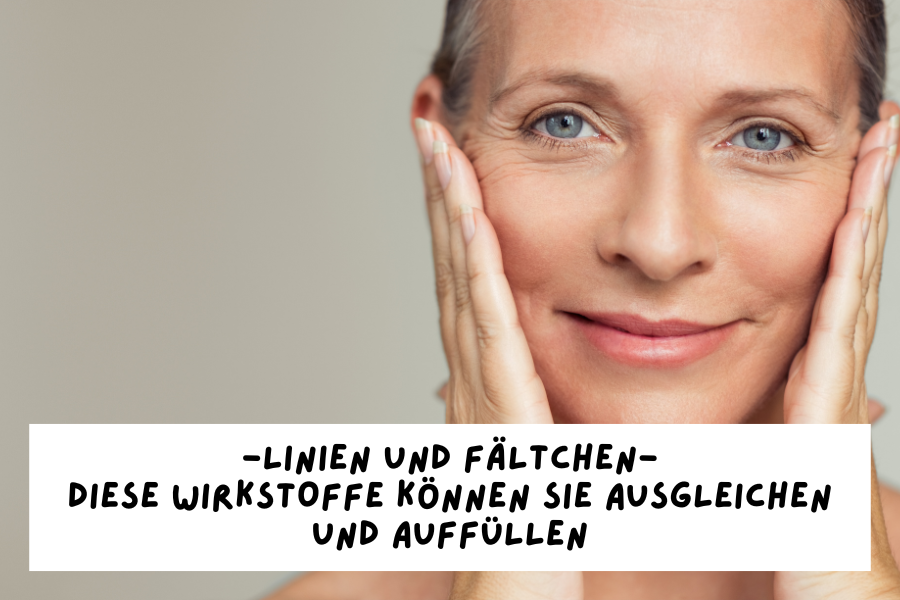 Linien und Fältchen – Diese Wirkstoffe können sie ausgleichen und auffüllen Linien und Fältchen – Diese Wirkstoffe können sie ausgleichen und auffüllen