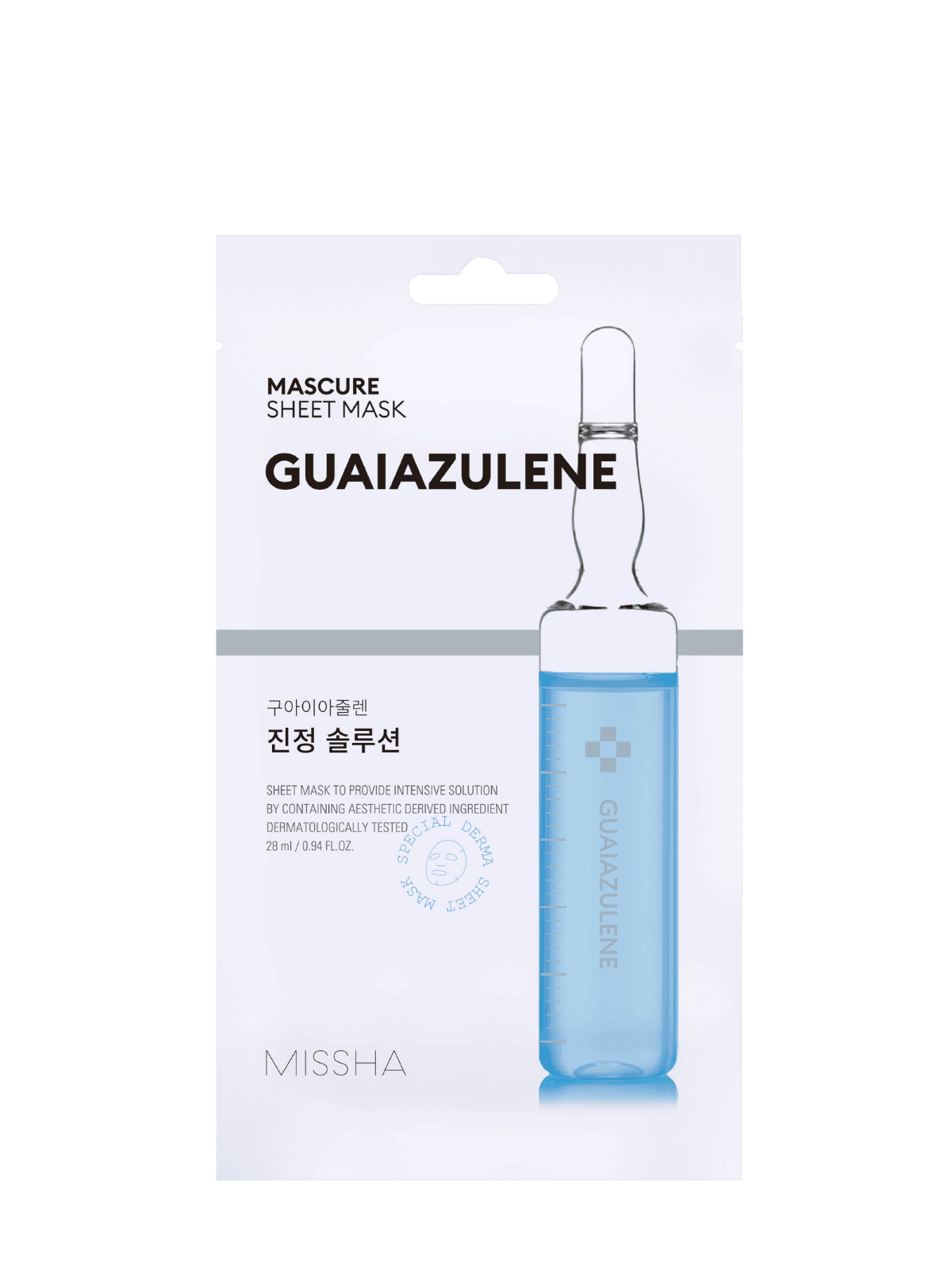 MISSHA Mascure Calming Guaiazulene Sheet Mask