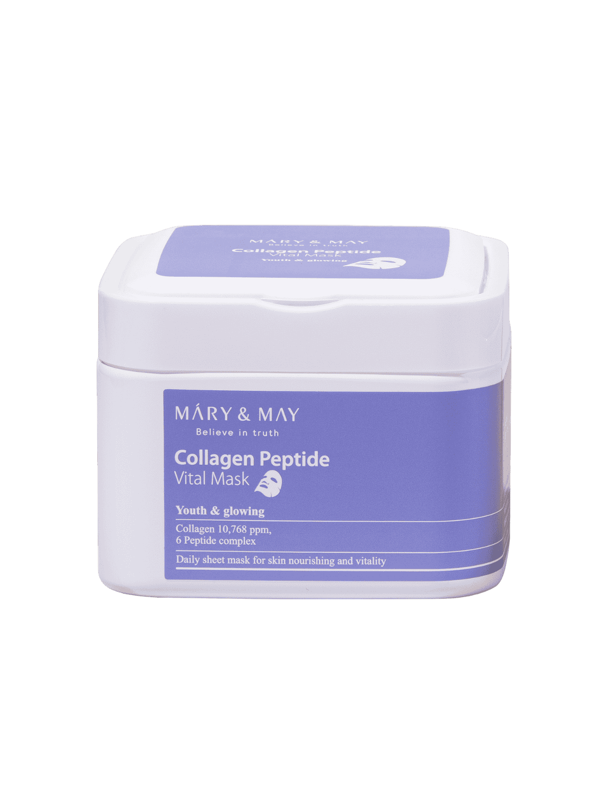 MARY&MAY Collagen Peptide Vital Mask 30pc