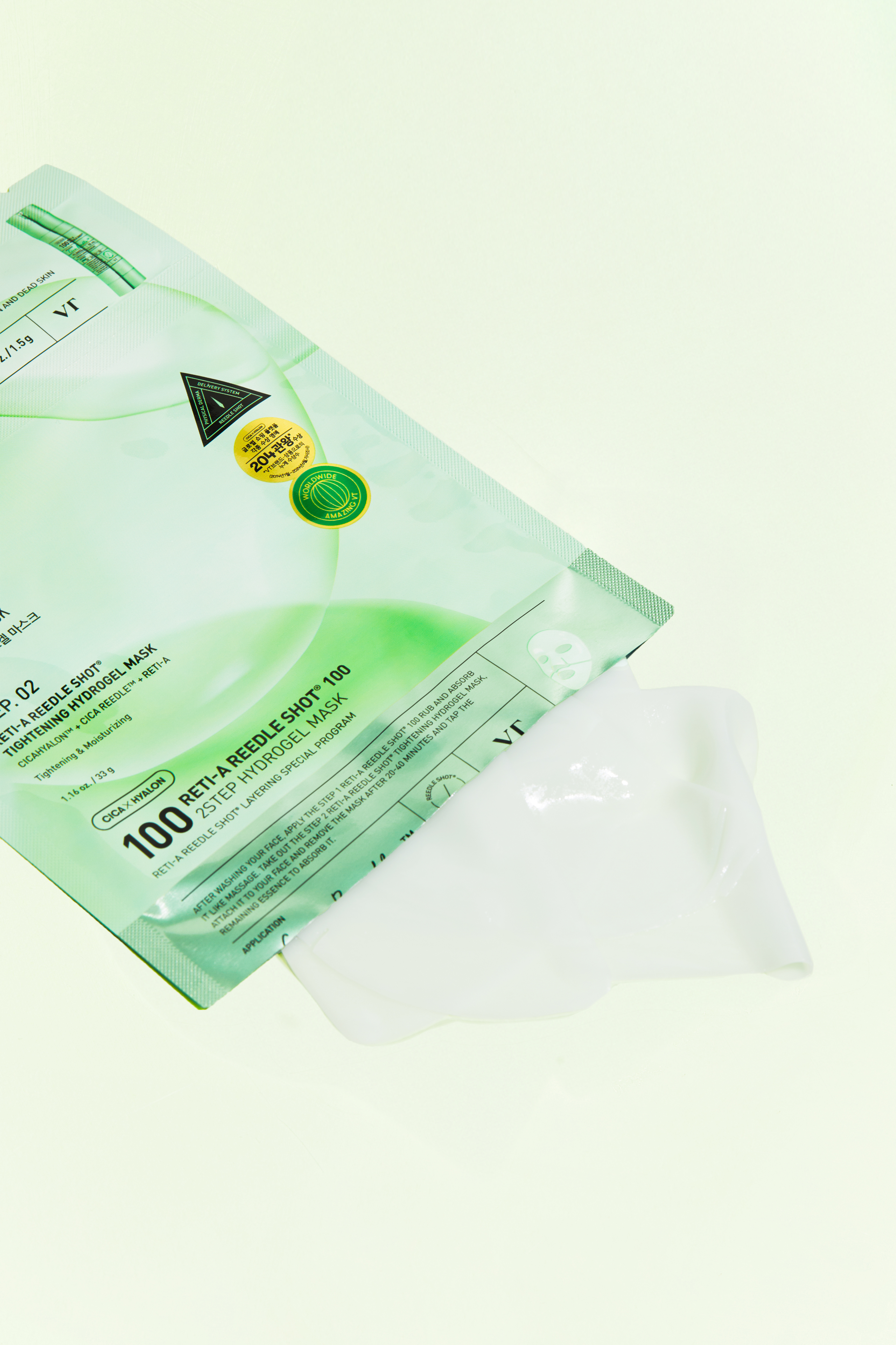VT COSMETICS Reti-A Reedle Shot 100 2-Step Hydrogel Mask