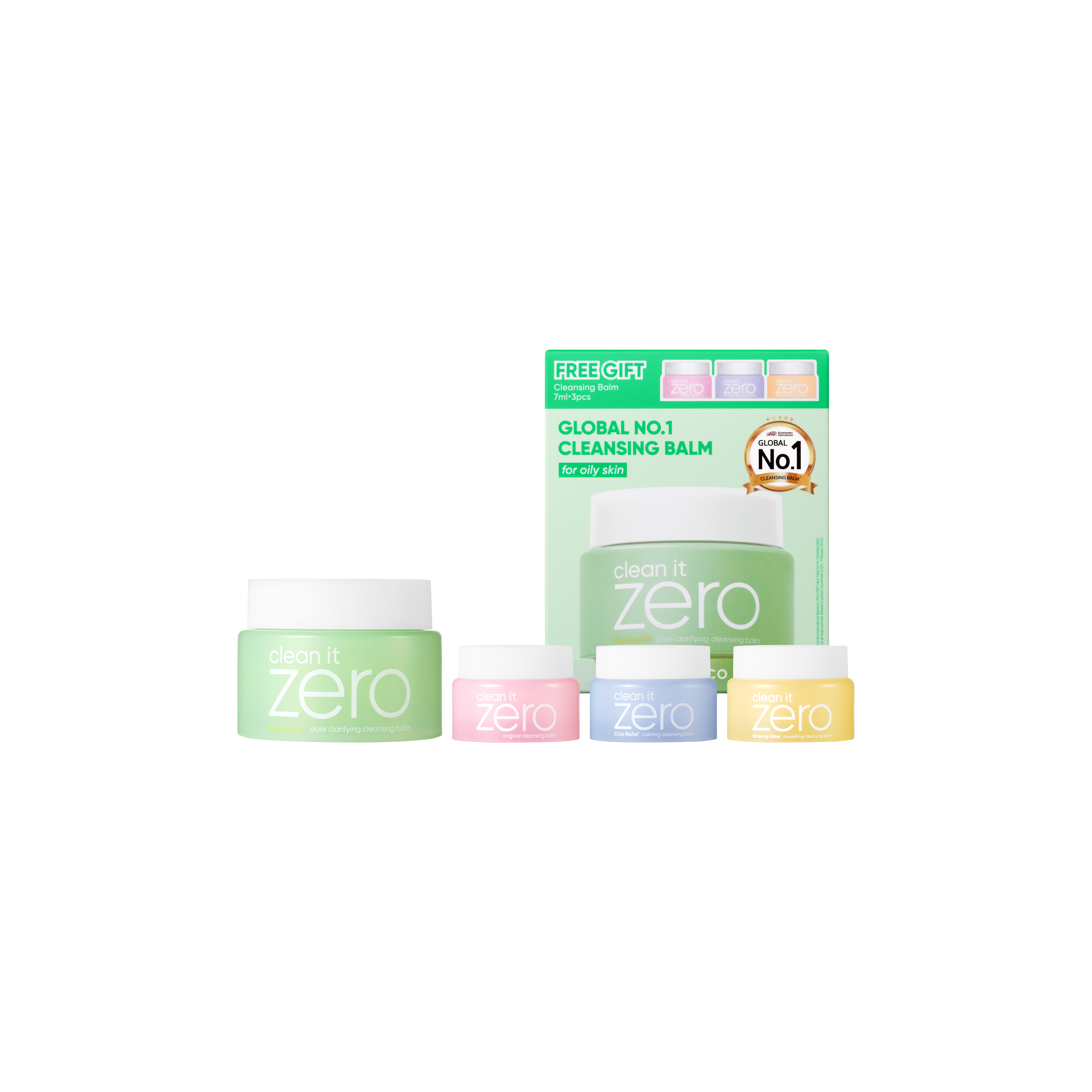 BANILA CO Clean It Zero Cleansing Balm Pore Clarifying SET 100ml + 3*7ml