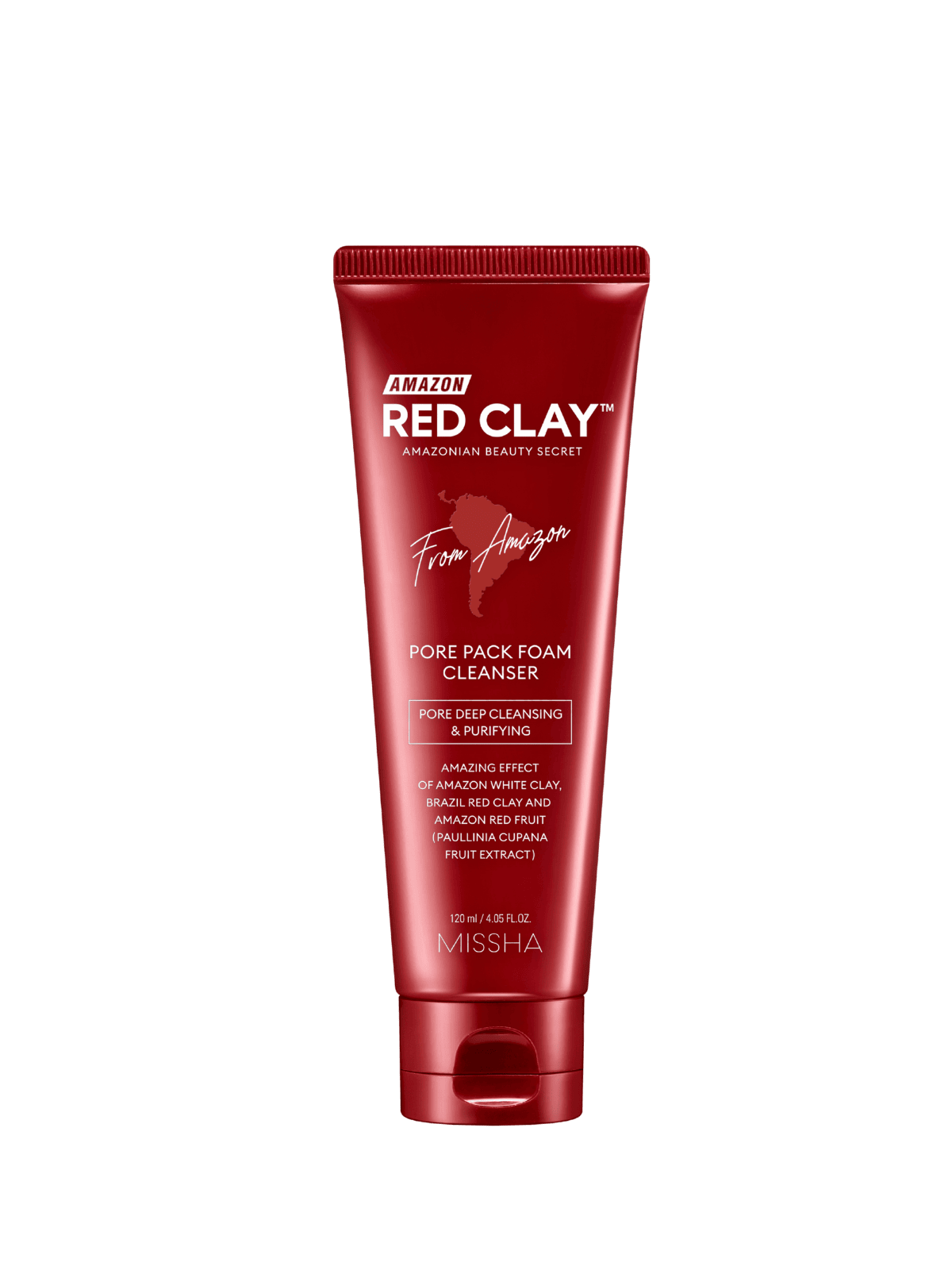 MISSHA Amazon Red Clay Pore Pack Foam Cleanser MISSHA Amazon Red Clay Pore Pack Foam Cleanser