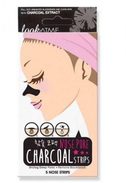 LOOK AT ME Nose Pore Strips CHARCOAL