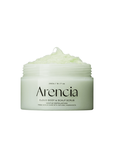 Arencia Fresh Cloud Body & Scalp Scrub Geranium & Primrose 260g