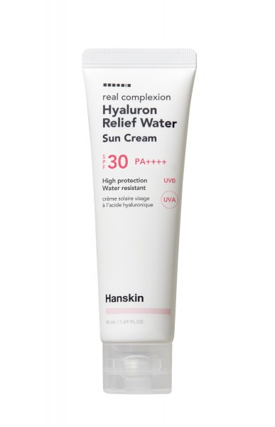 HANSKIN Real Complexion Hyaluron Relief Water Sun Cream SPF30