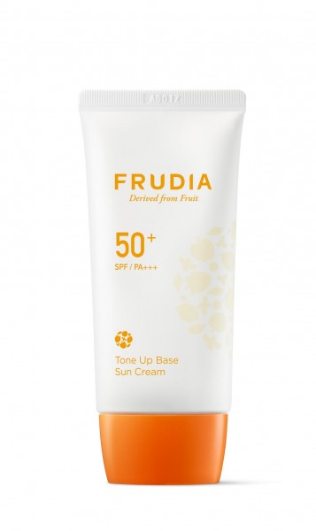 Eine Toneup Sonnencreme der Marke Frudia