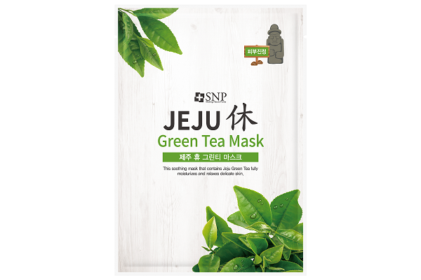 SNP Jeju Rest Green Tea Mask